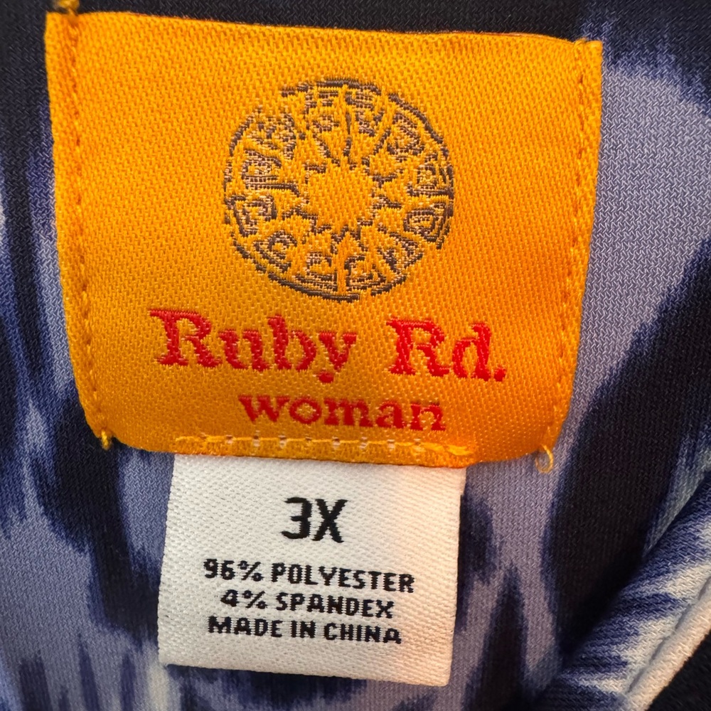 Ruby Rd Blue Dress - Picture 2 of 4
